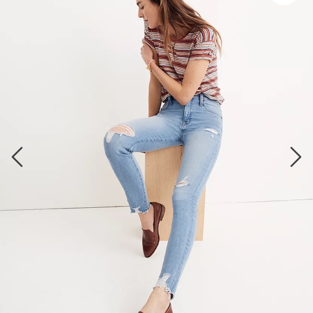 Madewell 9-inch High Rise skinny Jeans
